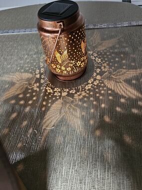 Solar Powered Copper Metal Lantern OSL-BVD-003 Outdoor Decorative Light